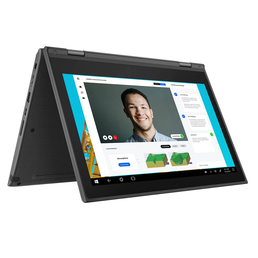 Lenovo 300e 11.6" 2-in-1 Touchscreen Win book (4-Core Intel N4120, 4GB RAM, 128GB SSD