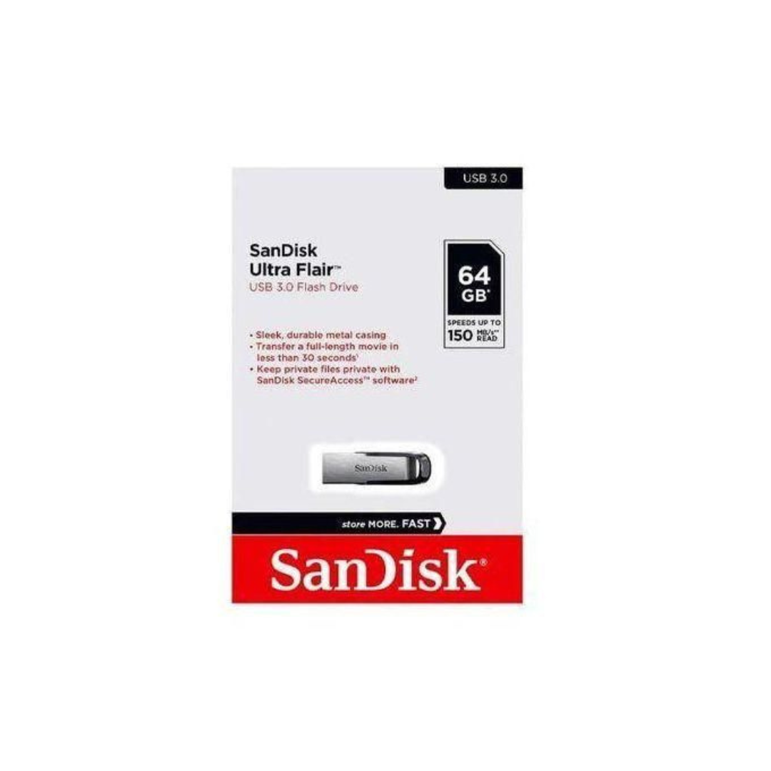 Sandisk 64gb flash drive ultra flair 3.0