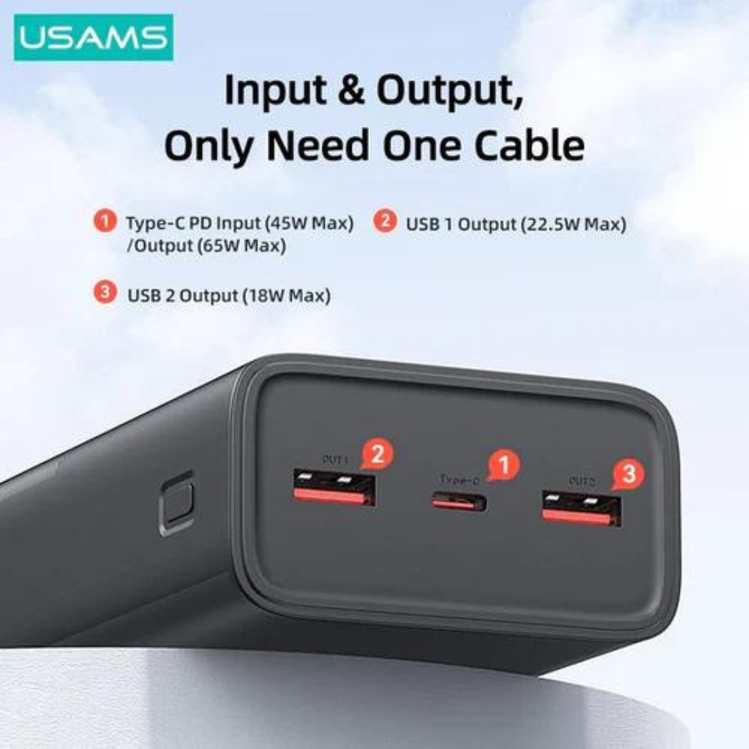 USAMS (USAM-AT 65W) Power Bank